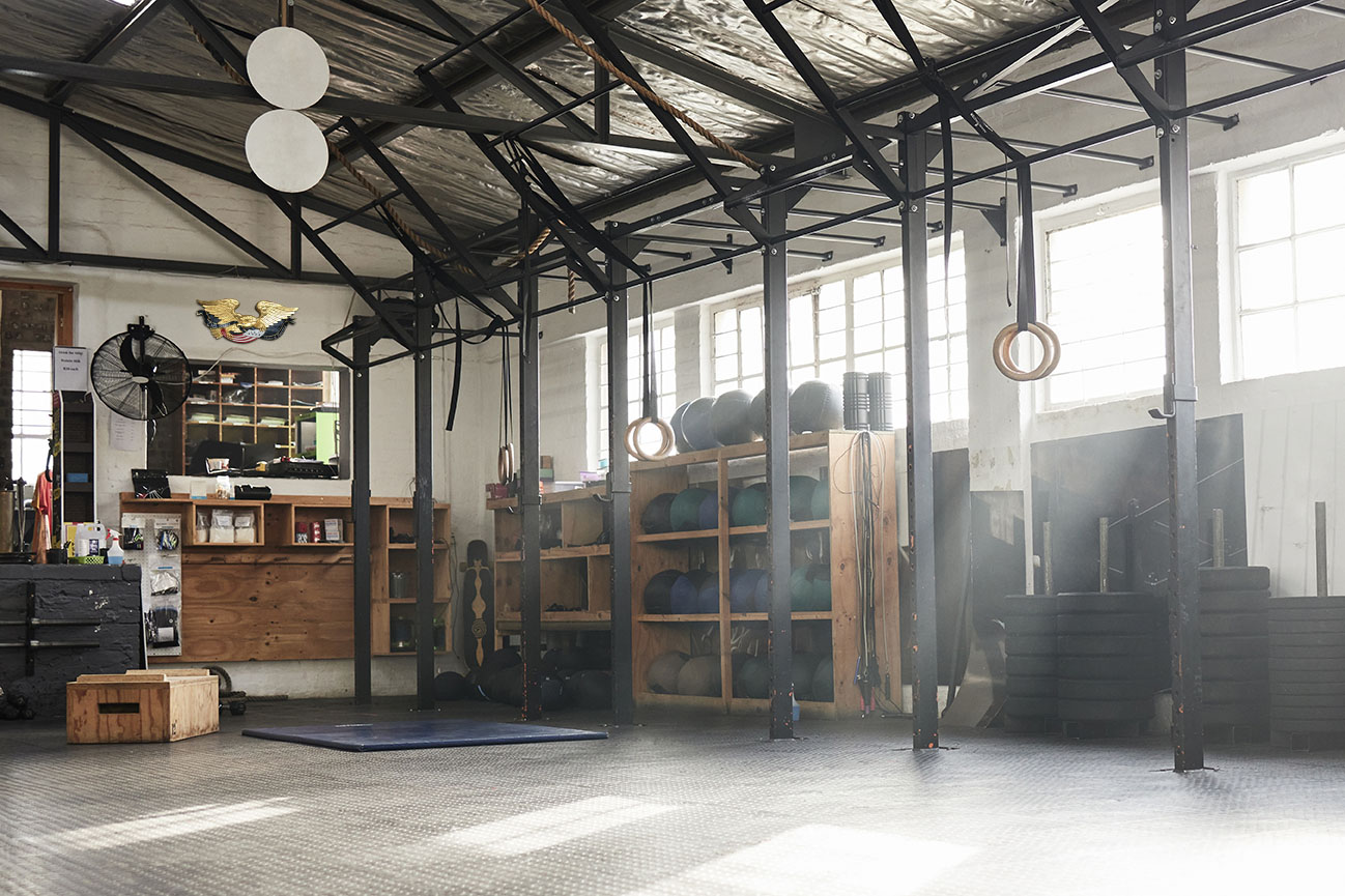 Fitness,,Empty,Gym,And,Equipment,For,Exercise,,Workout,And,Sports